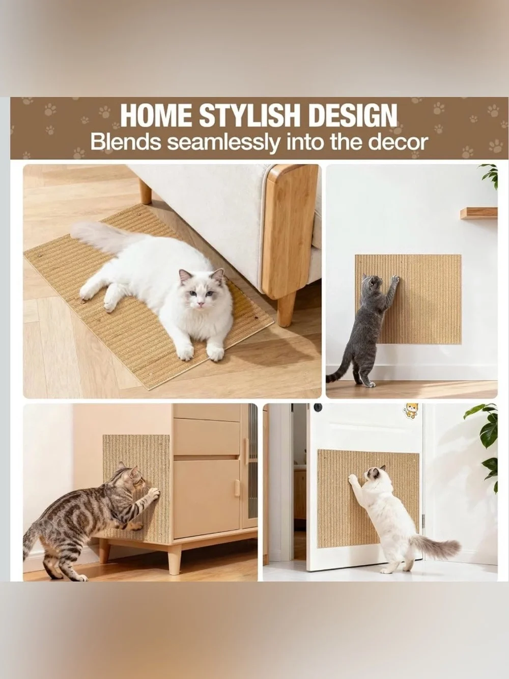 Natural Cork cat Scratch pad for Cats-cat Scratching Posts-cat scratchers for In
